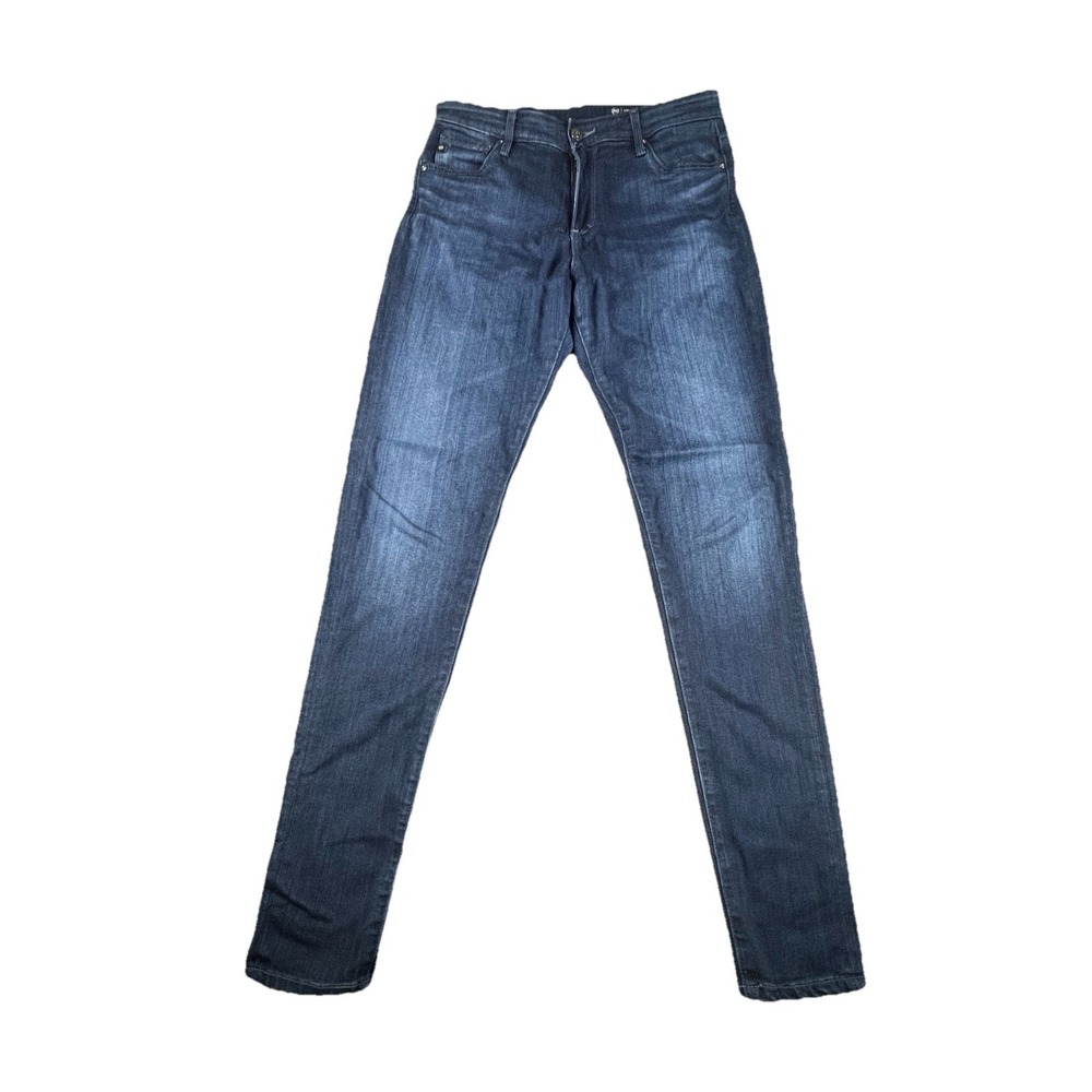 AG Adriano Goldschmied Farrah High Rise Skinny Jeans Womens 27 Dark Wash Stretch